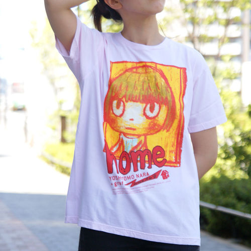 奈良美智 Tシャツ [home おんなのこ(ホワイト)]
