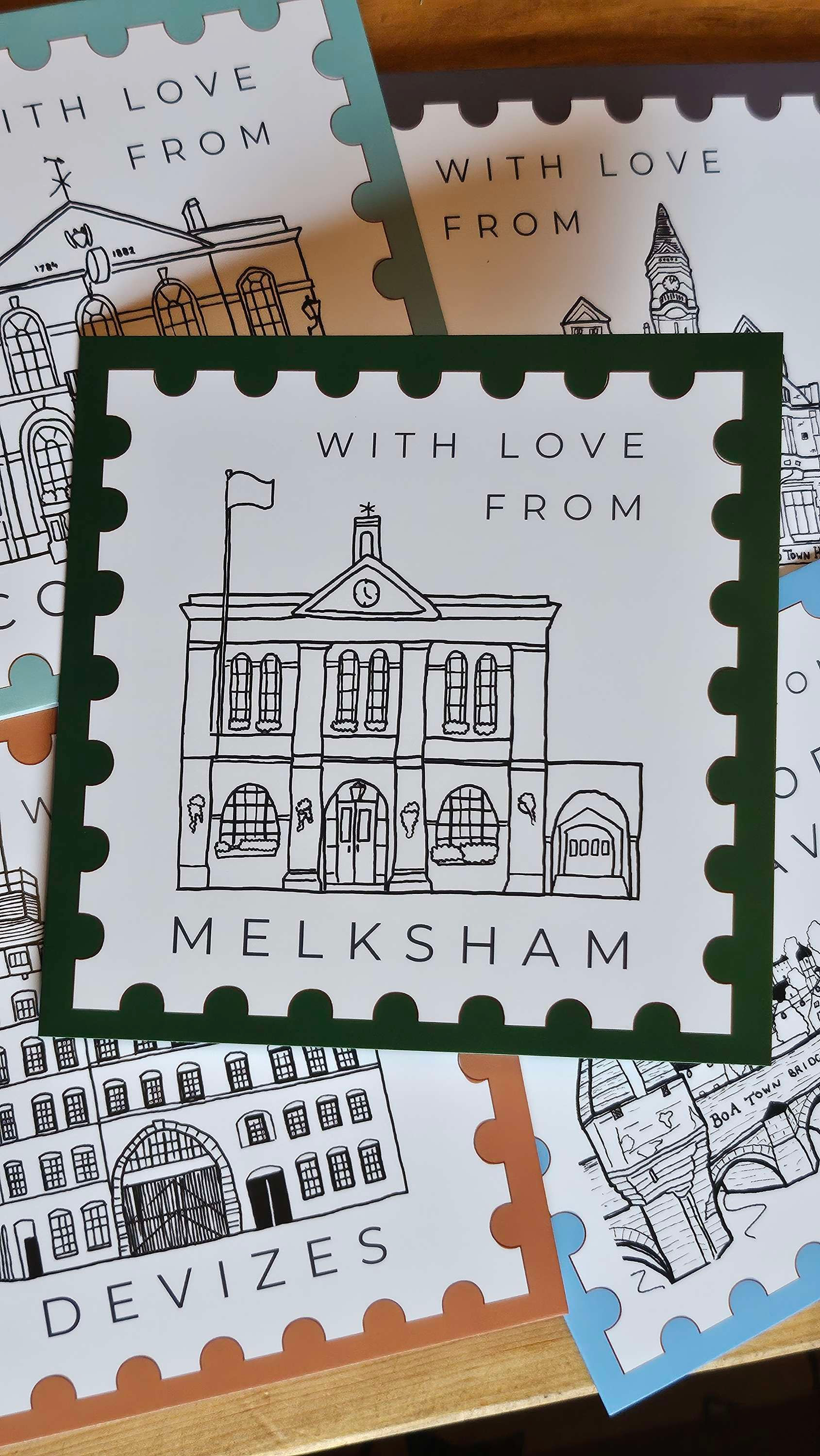 Square Greetings Card Melksham