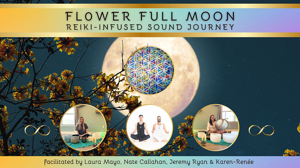 Flower Full Moon ~ Reiki-Infused Sound Journey | East Nashville, TN
