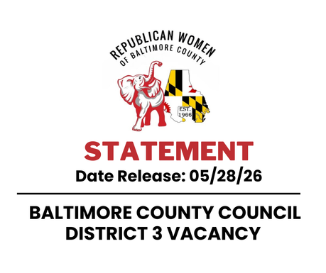 Statement Regarding the Baltimore County Council District 3 Vacancy