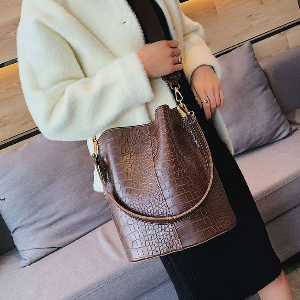 Miniatura: Blake Shoulder Bag -Chocolate Croc