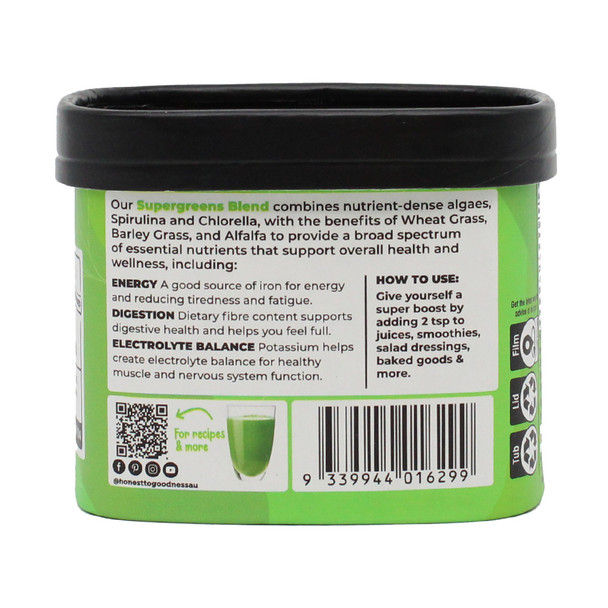 Thumbnail: HTG Superfoods - Organic Super Greens Blend 200g