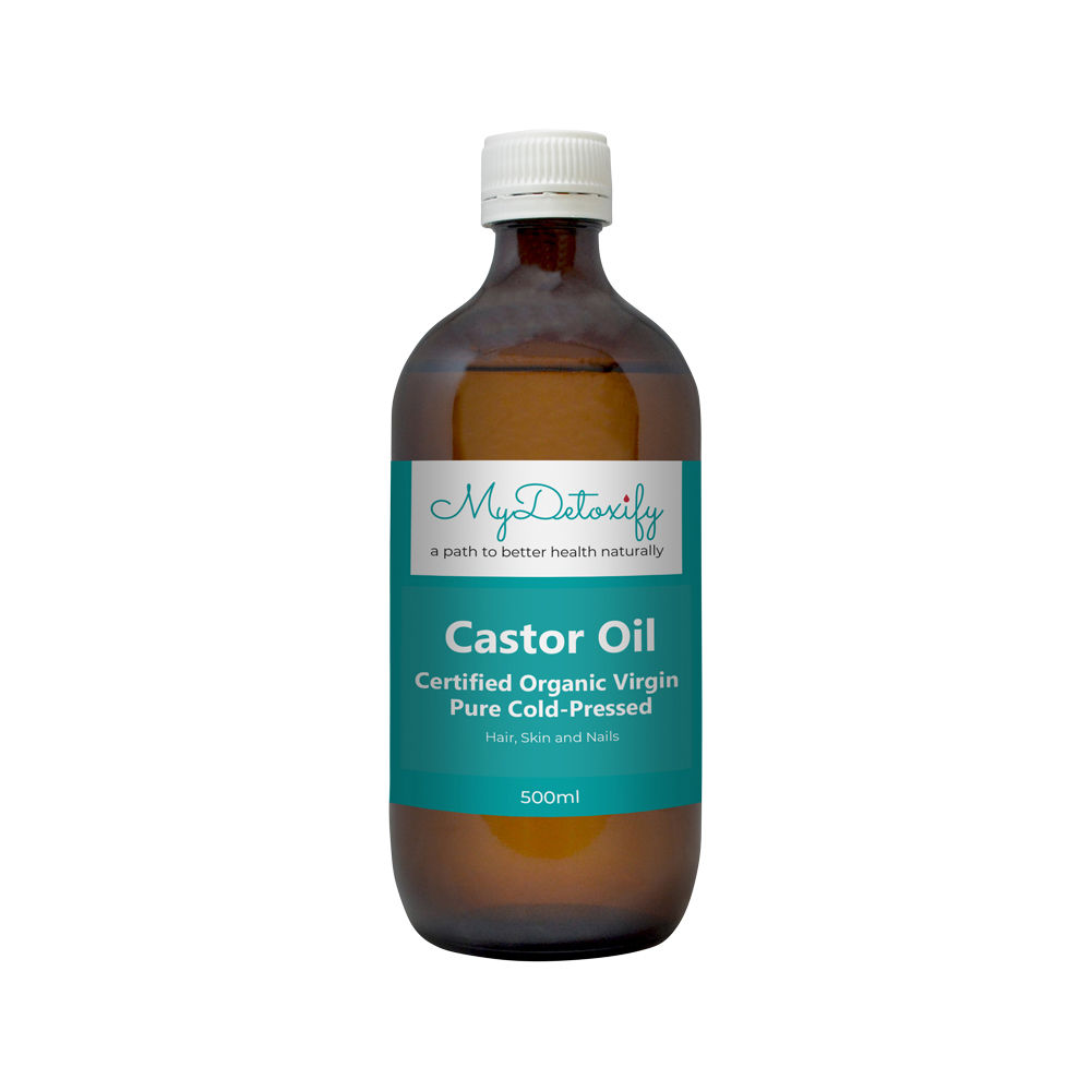 MyDetoxify Certified Organic  Castor Oil 500ml