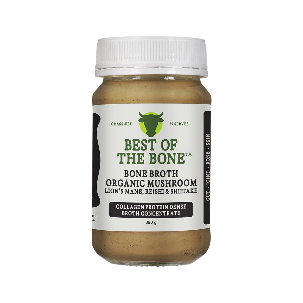 Best of the Bone Bone Broth Beef Concentrate Healing Mushrooms  390g
