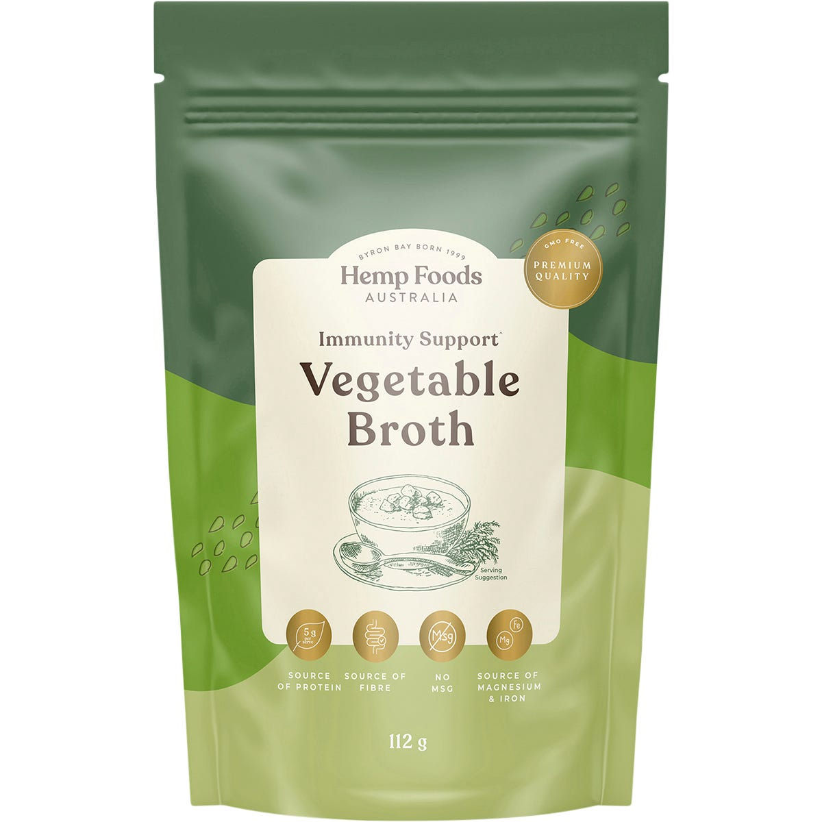 Hemp Foods Australia Vegetable Broth Immunity Support 112g