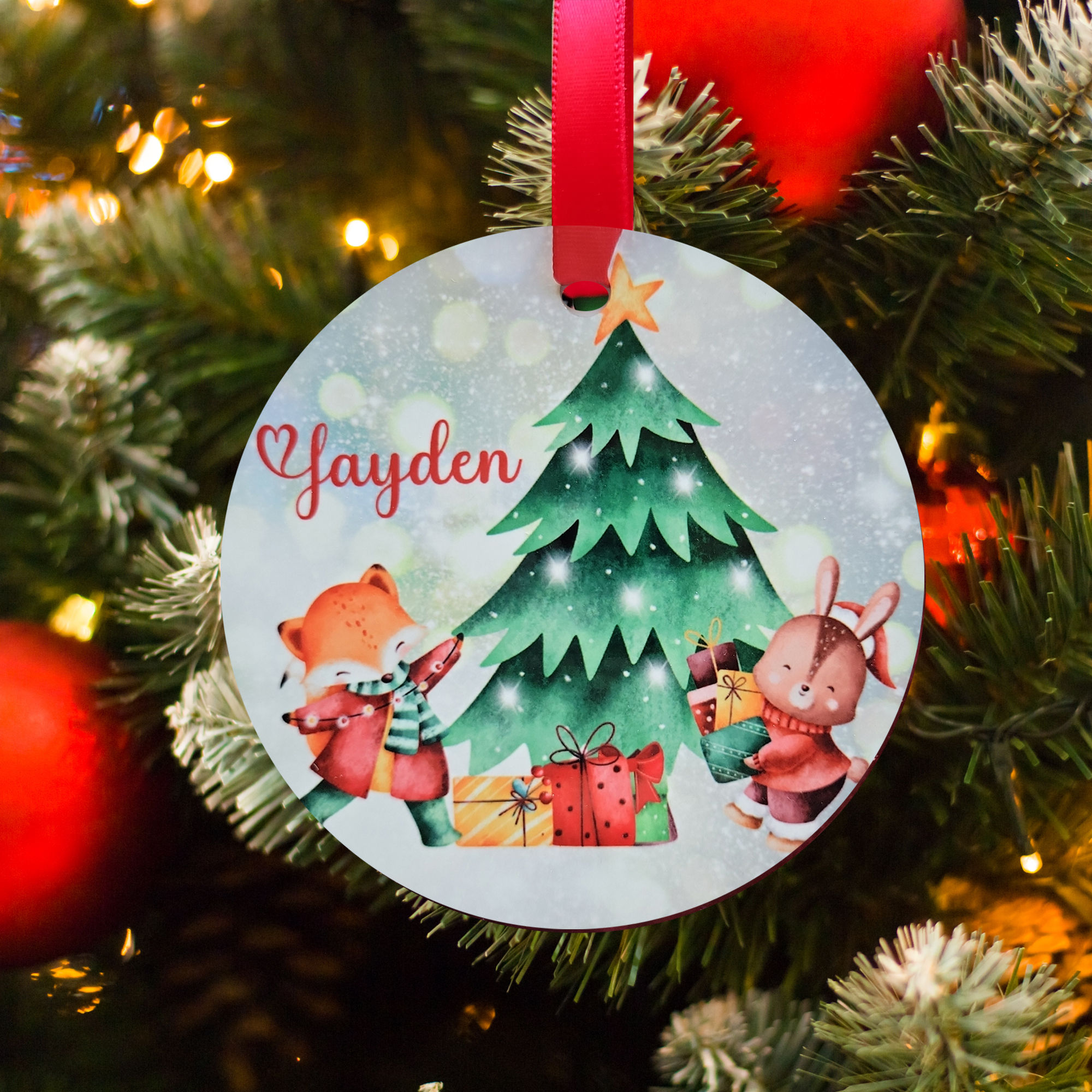 Personalized Christmas Ornaments for Kids
