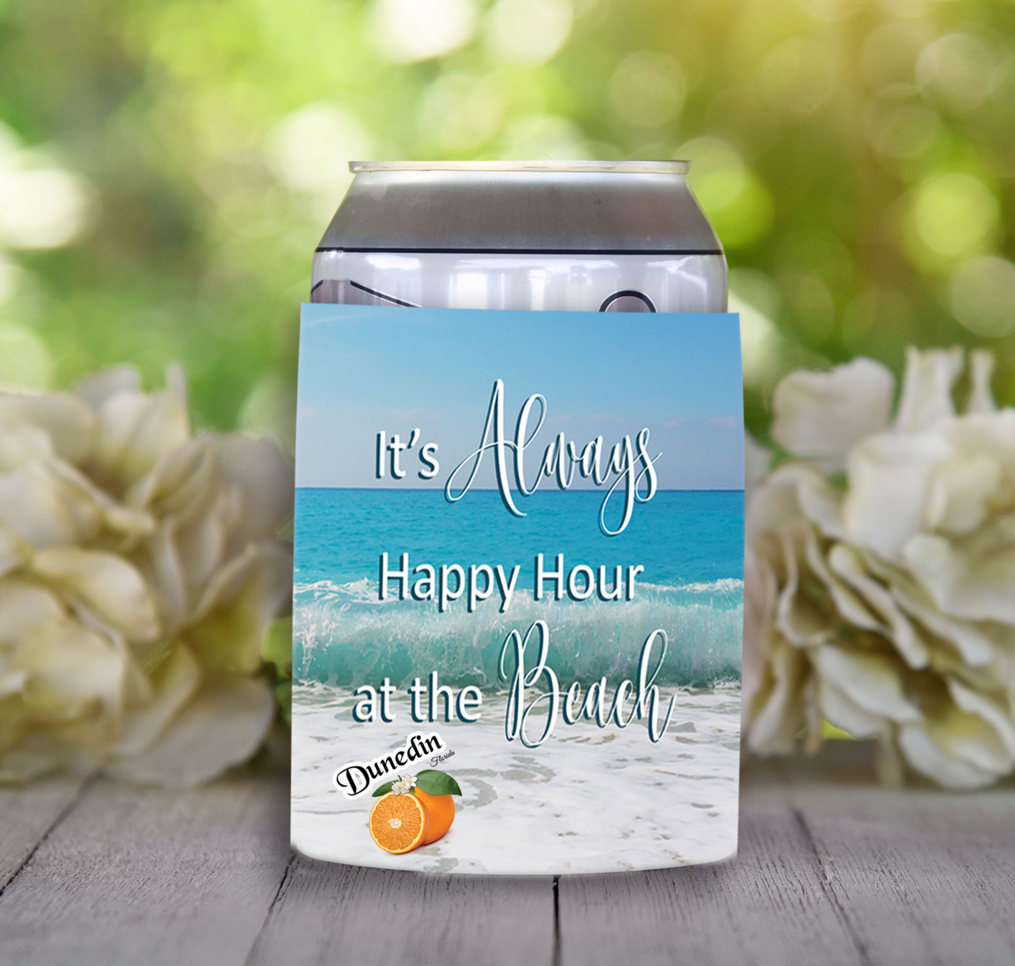 Dunedin Beach Can Cooler Coozie