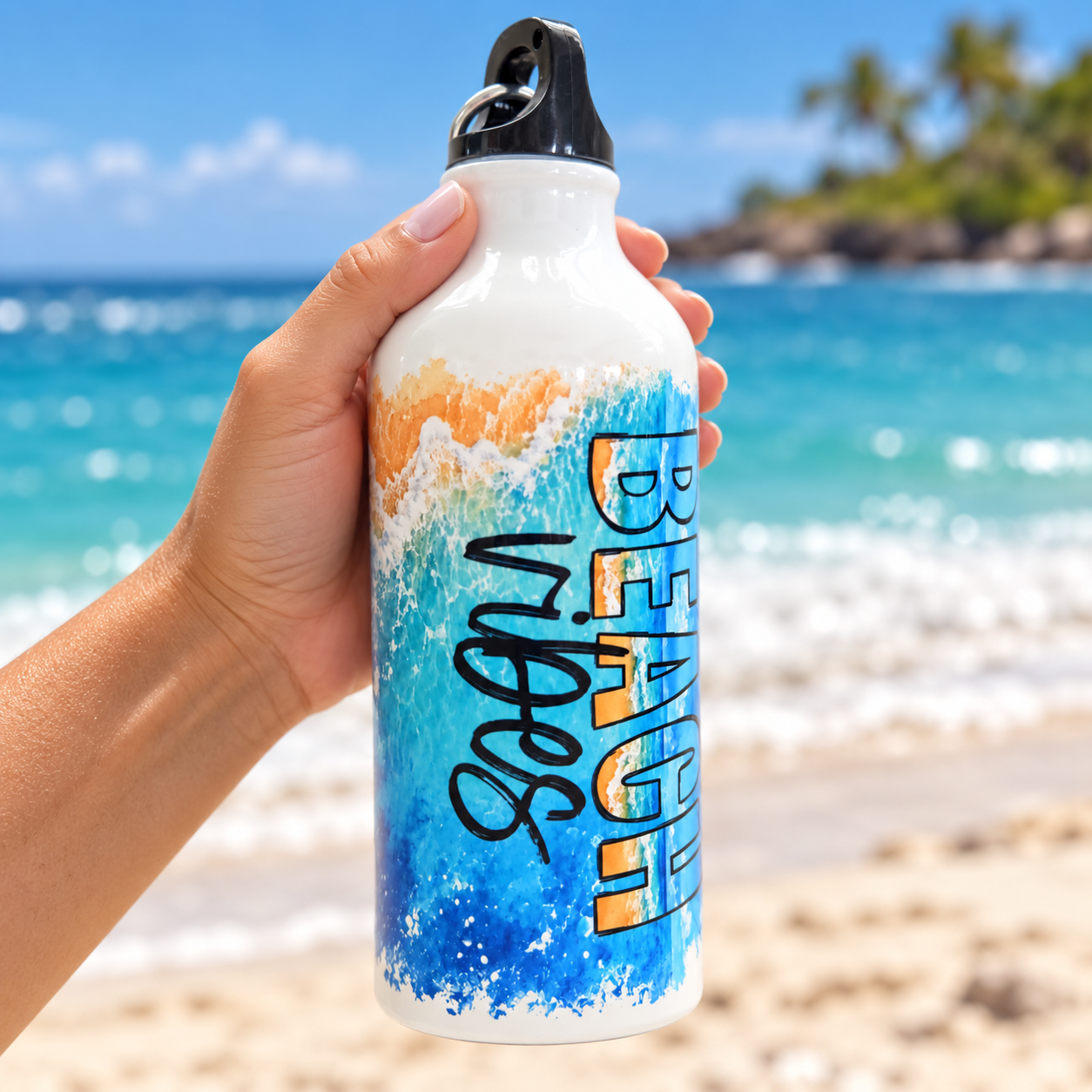 Beach Vibes Water Bottle