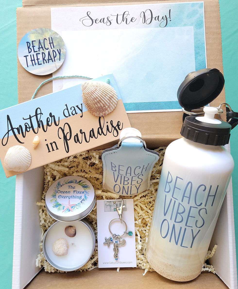 Beach Water Bottle Box