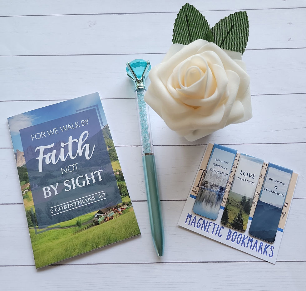 Thumbnail: Faith Based Christian Gift Box with Mug Navy Blue