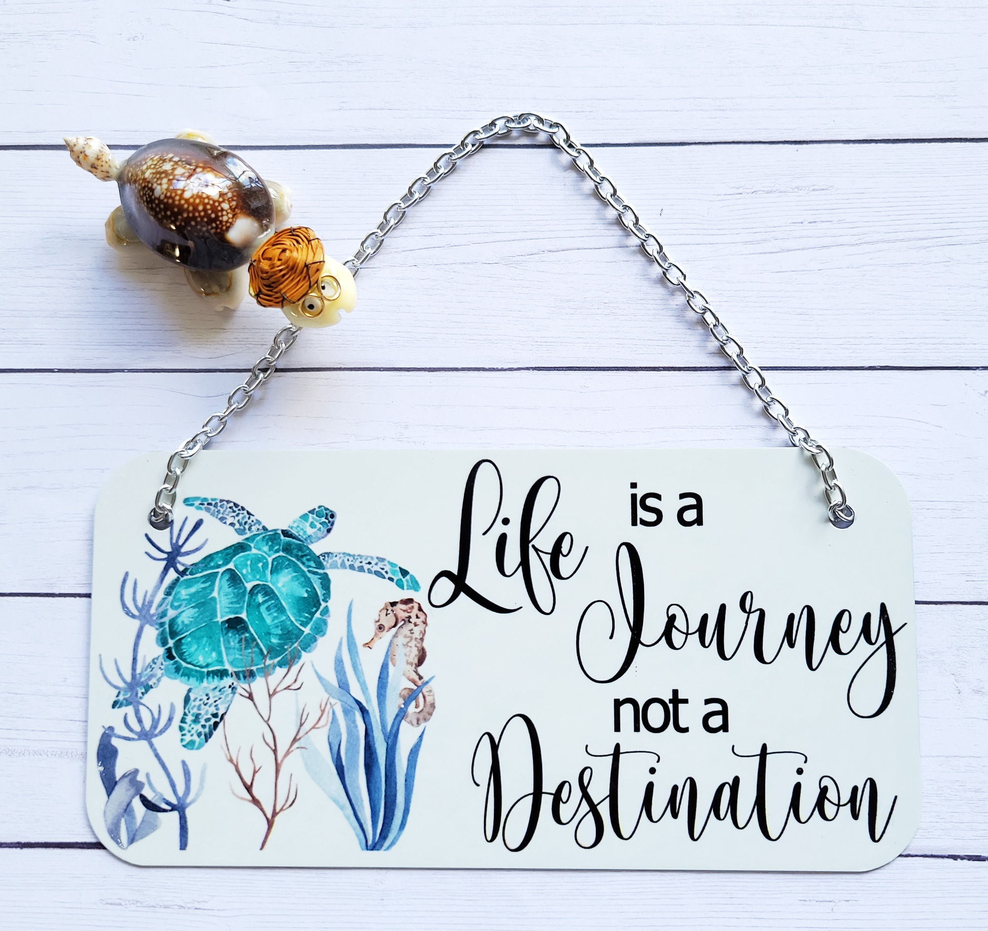 Sea Turtle Beach Sign