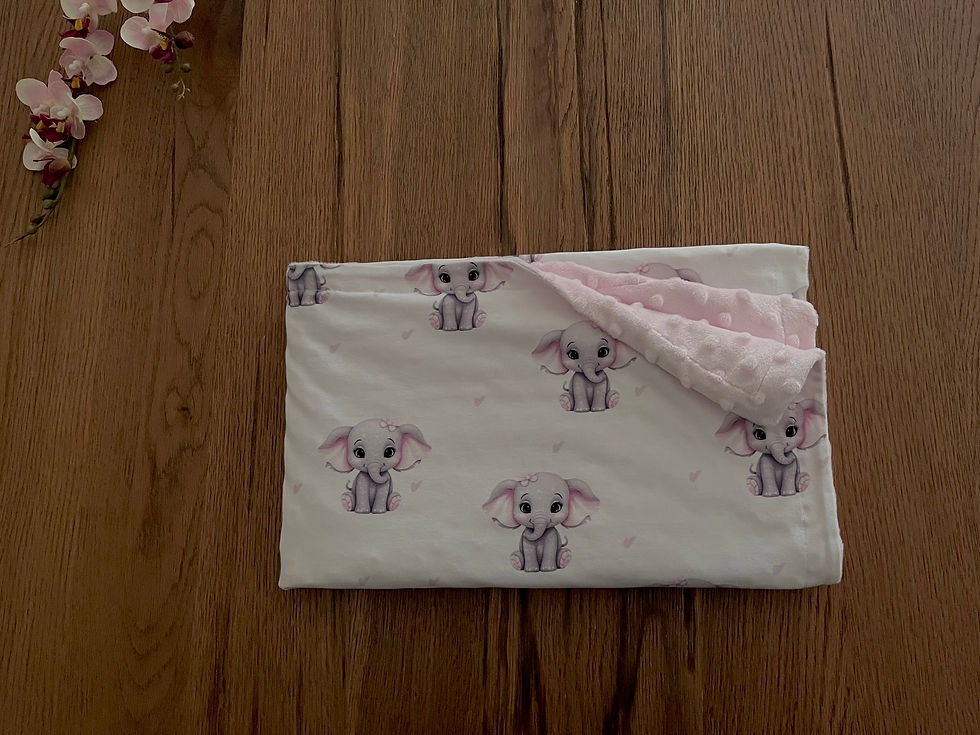 Kuscheldecke Elefanten