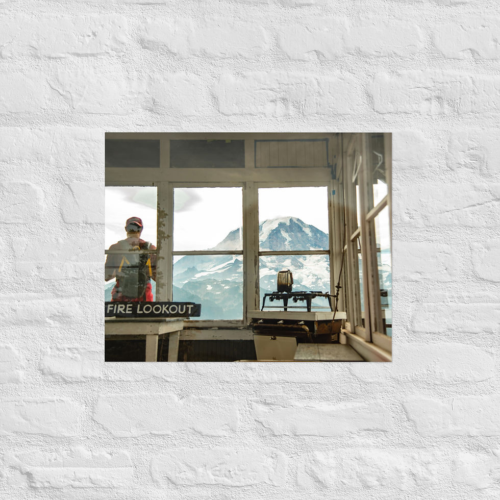 Thumbnail: Fire Lookout - Matte Poster