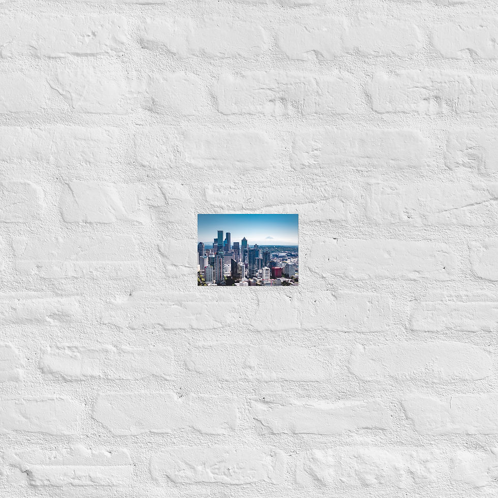 Thumbnail: Downtown Seattle - Matte Poster