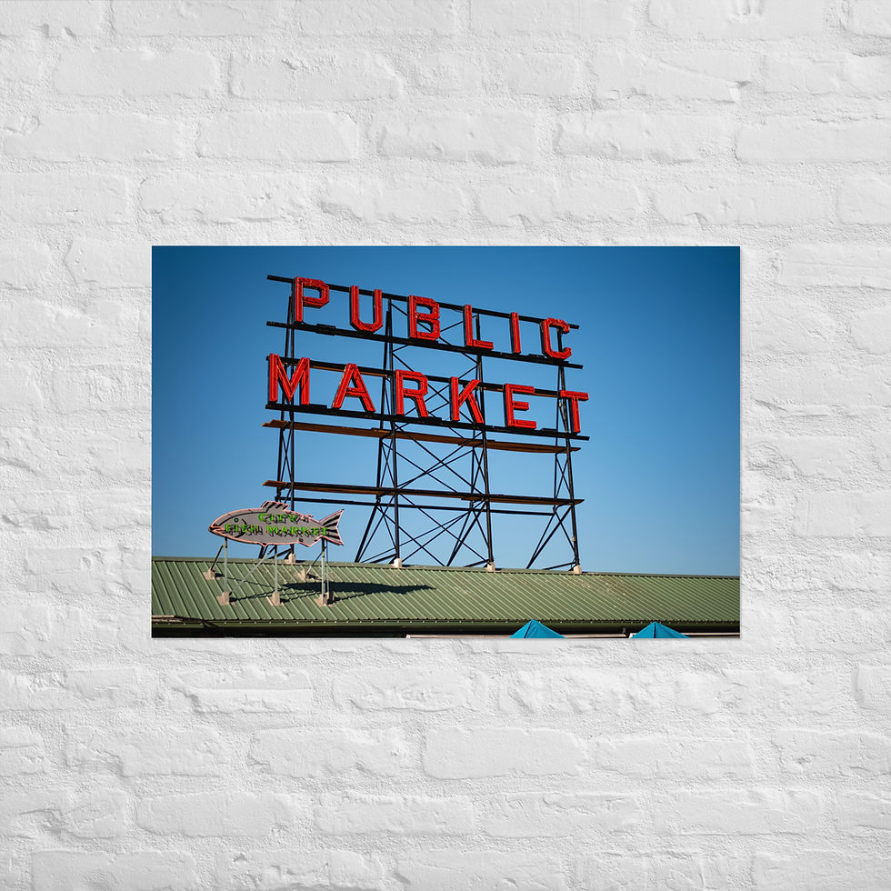 Thumbnail: Public Market - Matte Poster