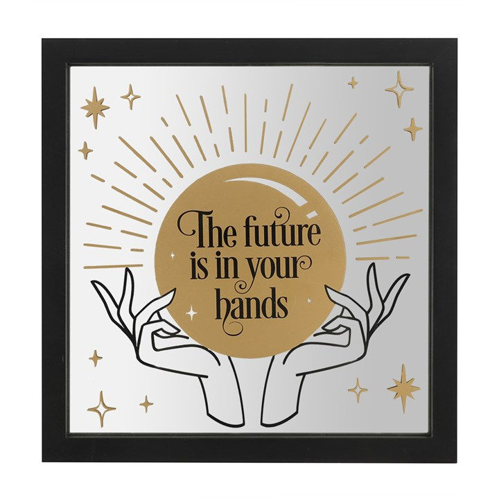 FORTUNE TELLER MIRRORED WALL HANGING