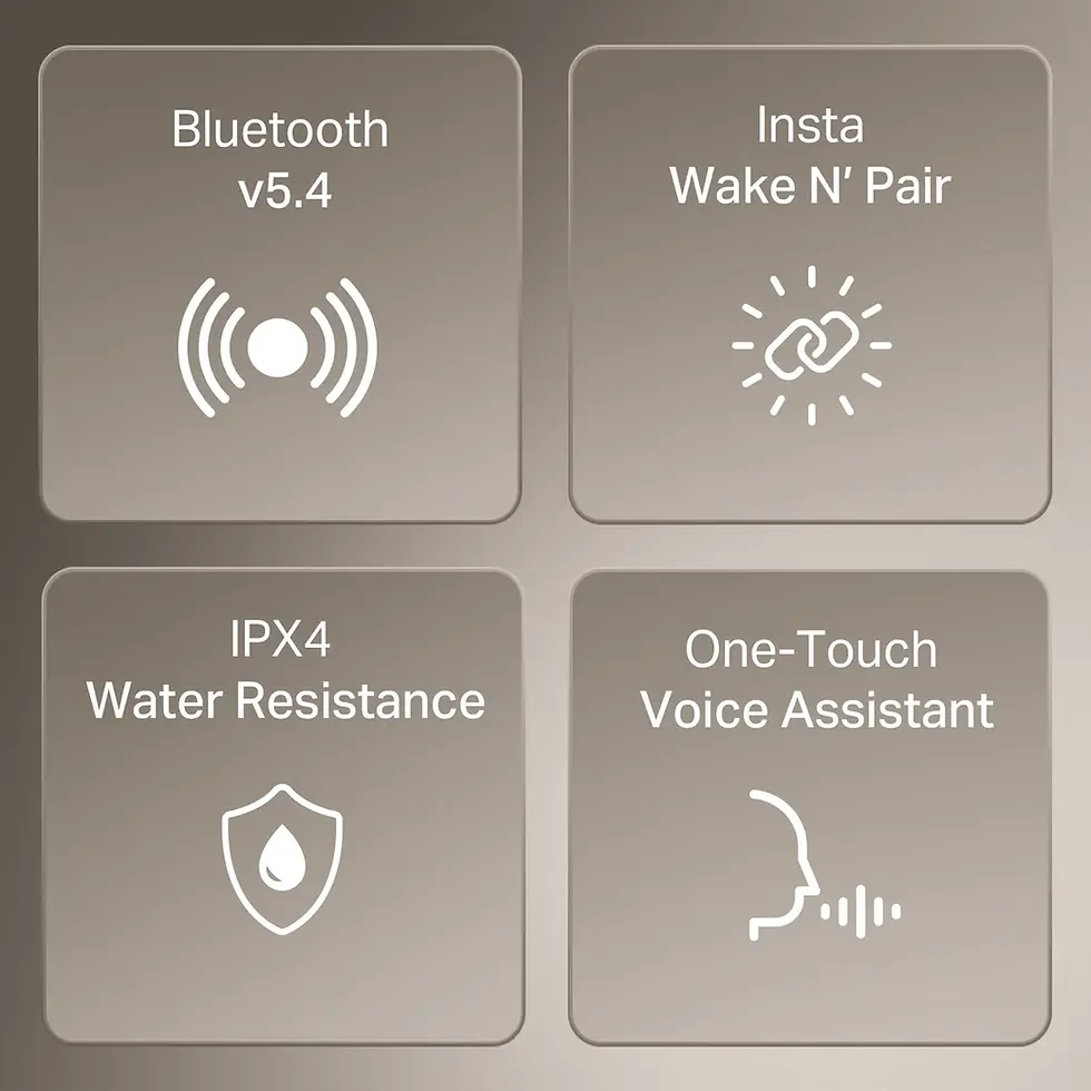 Thumbnail: boAt Airdopes 148 Gen 2, 48 Hours Playback, BEAST™ Mode, Dual EQs, ENx™ Tech