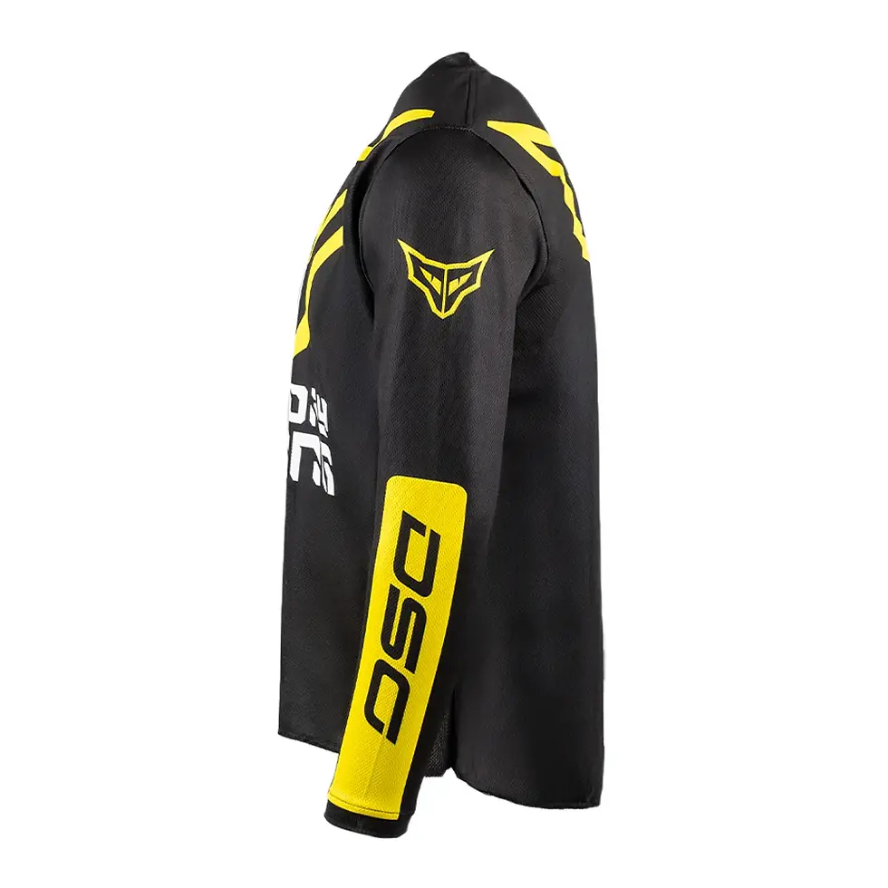 Thumbnail: DSG ALPHA RACING JERSEY: BLACK YELLOW