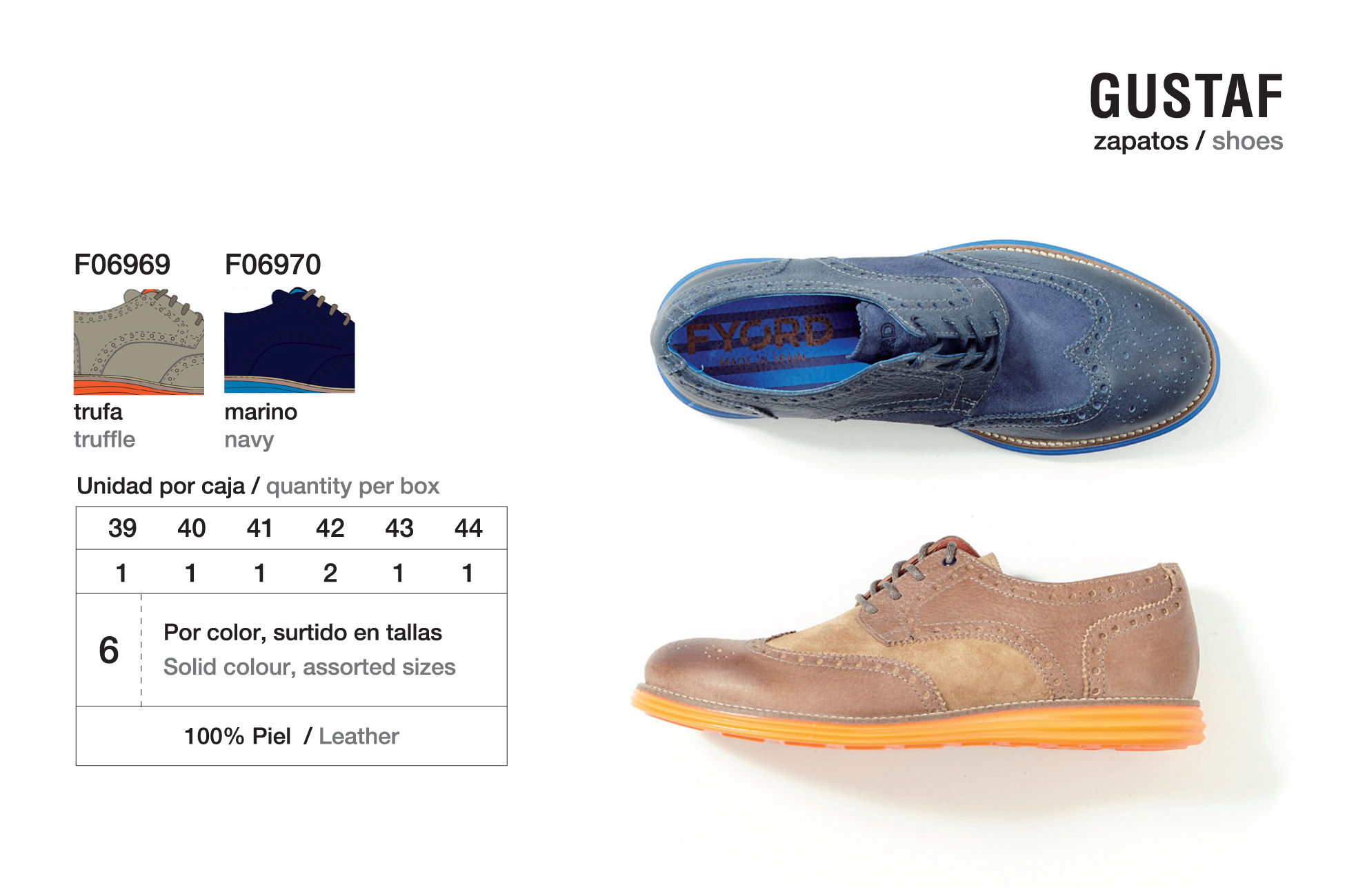 Zapato solo color piel