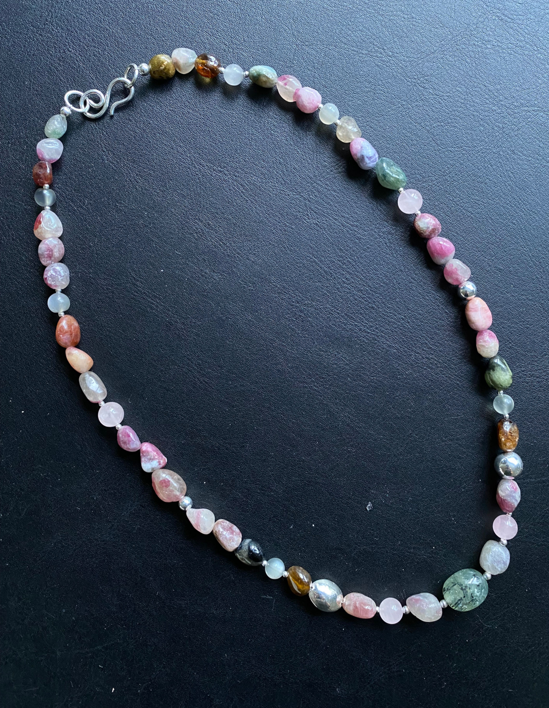 4N. Collana di Tormaline e Argento