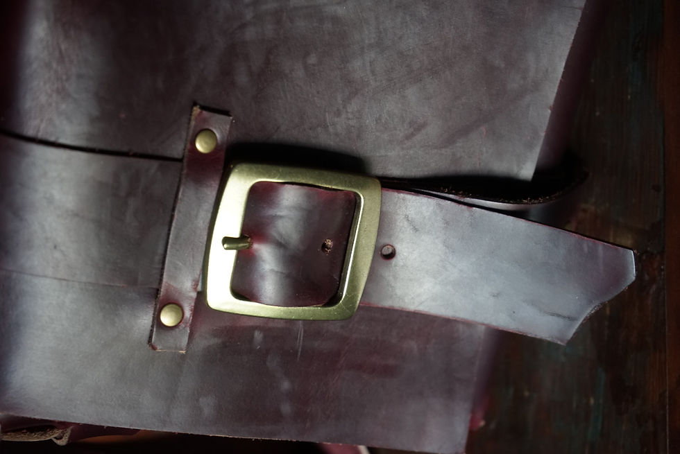 Thumbnail: Messenger Pigeon | Oxblood Leather Messenger Bag