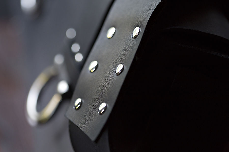 Thumbnail: Messenger Pigeon | Black Leather Messenger Bag