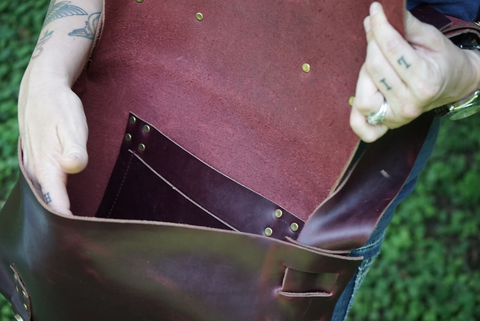 Thumbnail: Messenger Pigeon | Oxblood Leather Messenger Bag
