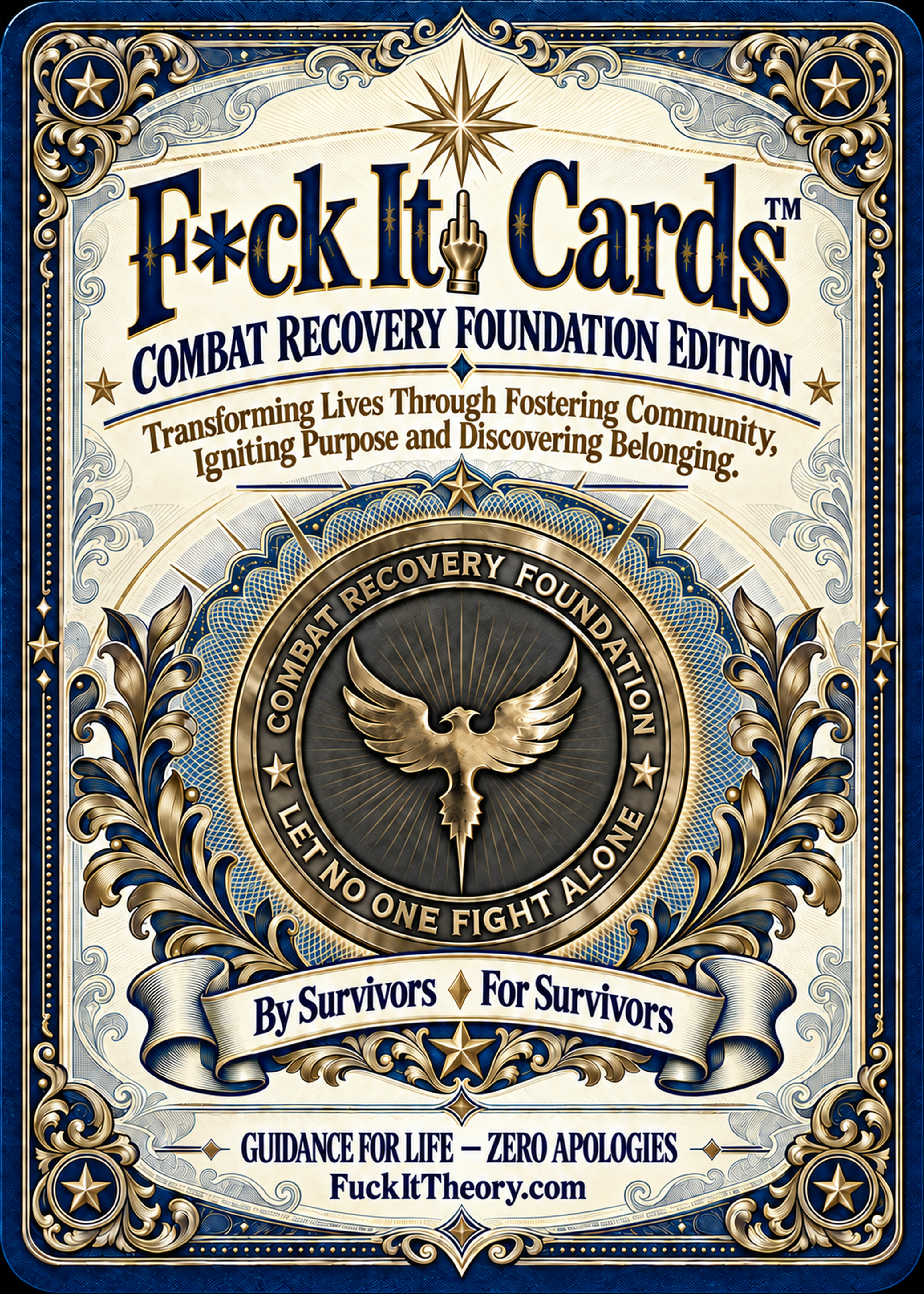 F*CK It Cards™ — Combat Recovery Foundation Edition
