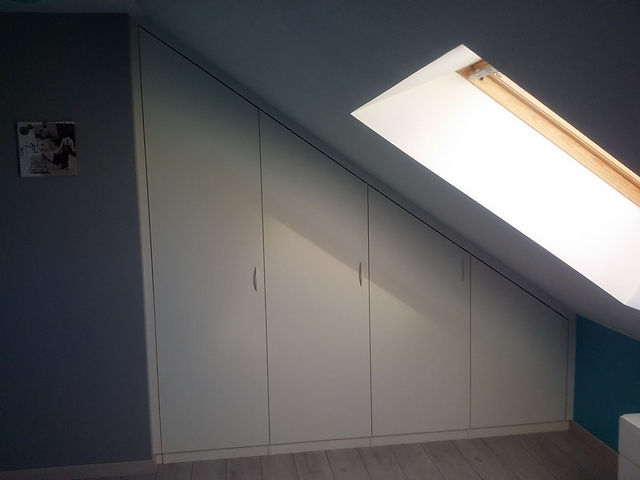 placards de chambre enfant sous pente
