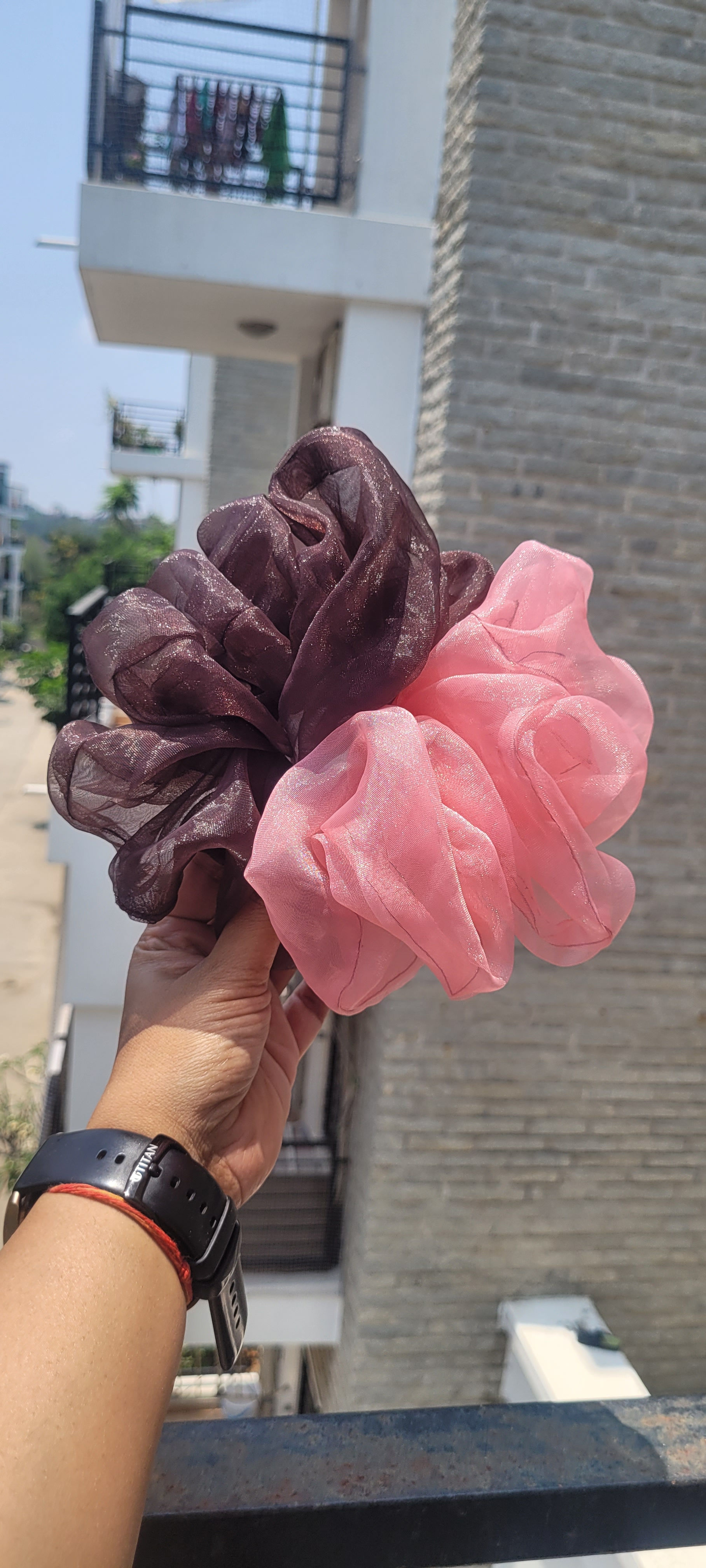 XXL Cloud Scrunchy Peach