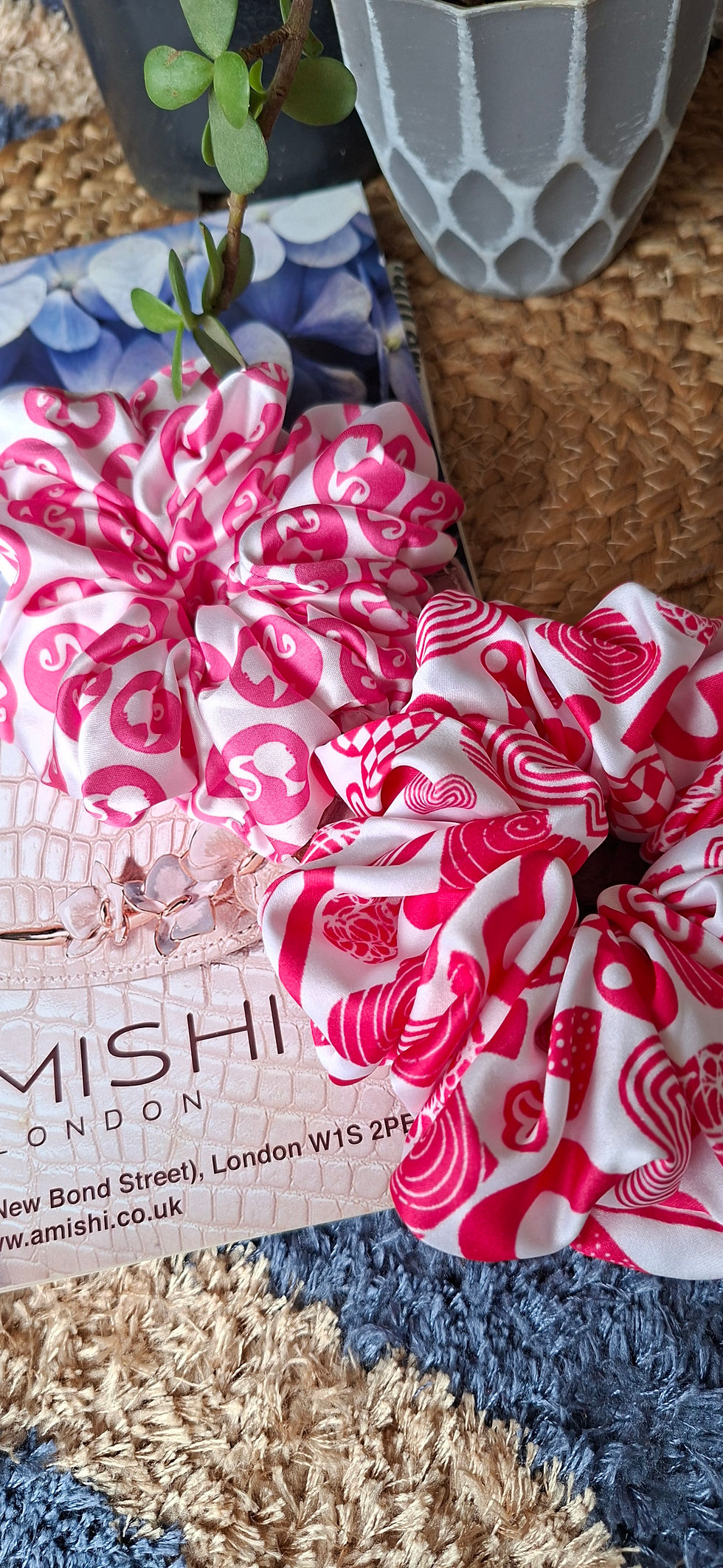 Thumbnail: Pink Combo scrunchy