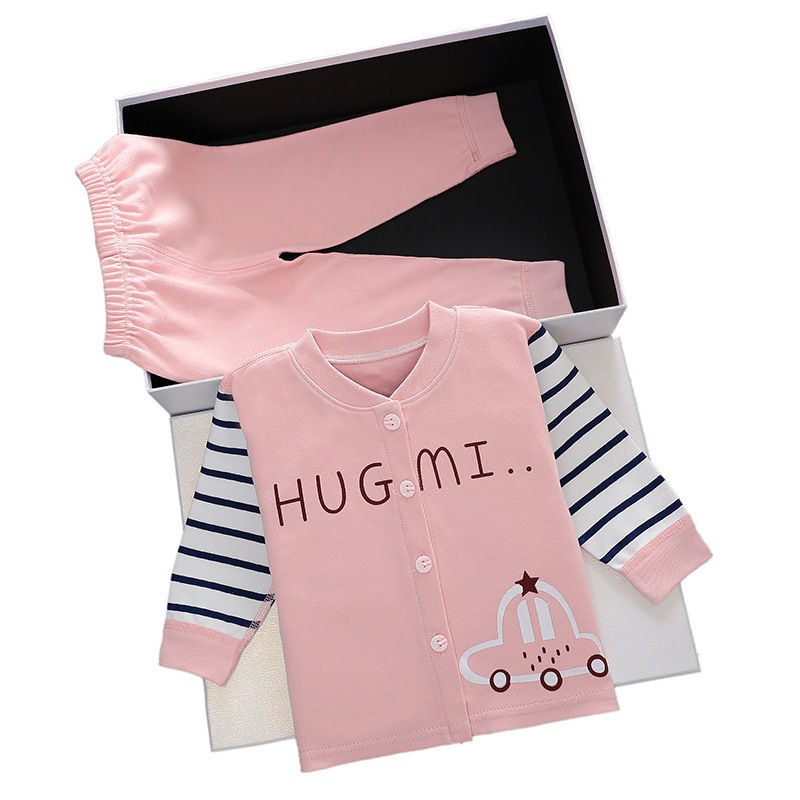 Thumbnail: Baby Clothes Set for Infants - Cotton Fall Outfit
