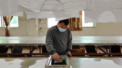 プリント加工現場