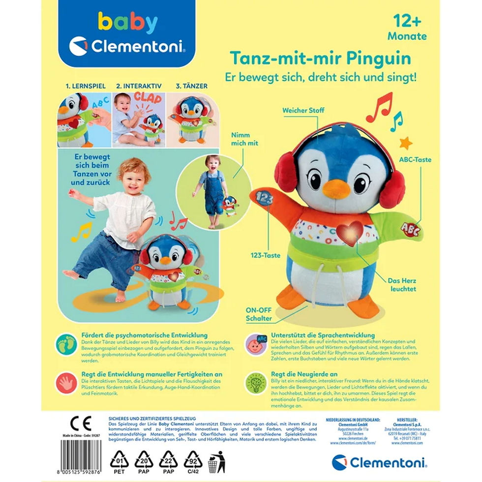 Thumbnail: -Clementoni 59287 - Tanzmitmir Pinguin