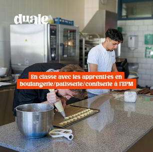 En classe avec des apprenti·es boulanger·ère-pâtissier·ière-confiseur·euse CFC