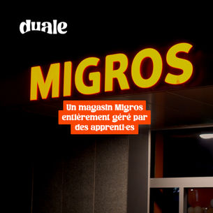 Un magasin Migros entièrement géré par des apprenti·es