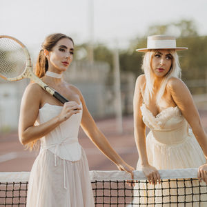 Nikki + Sami Editorial Tennis Shoot