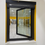 Thumbnail: Open black window displays ECO NOVO 575-Casement Window a bright interior hallway background.