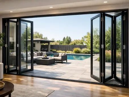 Wide Entrance Bifold Door Project Example