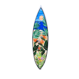 Colors of Paradise surfboard art