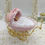 Miniature : Pink baby pram