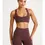 Thumbnail: All Fenix Cloudcore Movement Sports Bra - Espresso