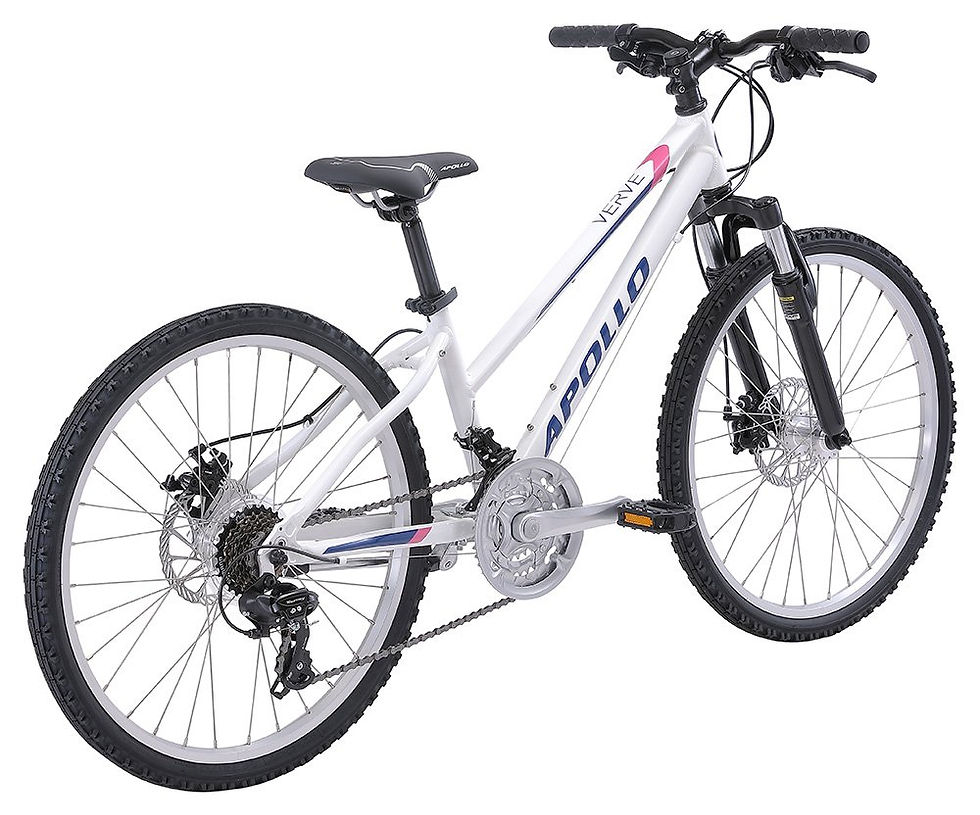 Thumbnail: Apollo Verve 24" Bike - Gloss White/Navy Blue/Pink