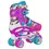 Thumbnail: RDS Sprinter Girl's 2-in-1 Quad Skates - Zebra