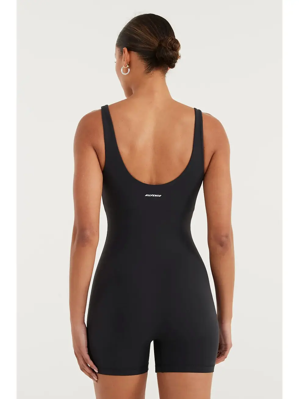 Thumbnail: All Fenix Ecosculpt V-Neck Unitard - Black