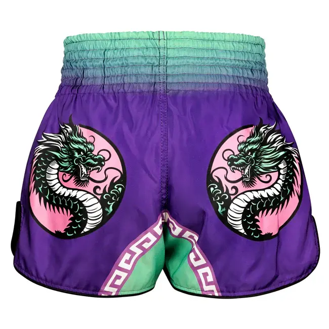 Thumbnail: TUFF Shadow & Flame Retro Muay Thai Shorts