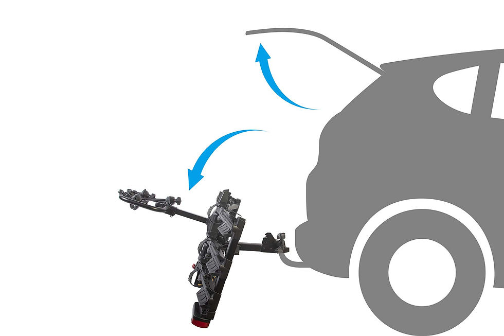 Thumbnail: Buzzrack Scorpion Lite 3 Platform Bike Rack - Towball