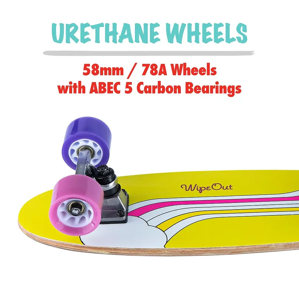 Thumbnail: Triple 8 Wipeout Rainbow Skateboard Complete