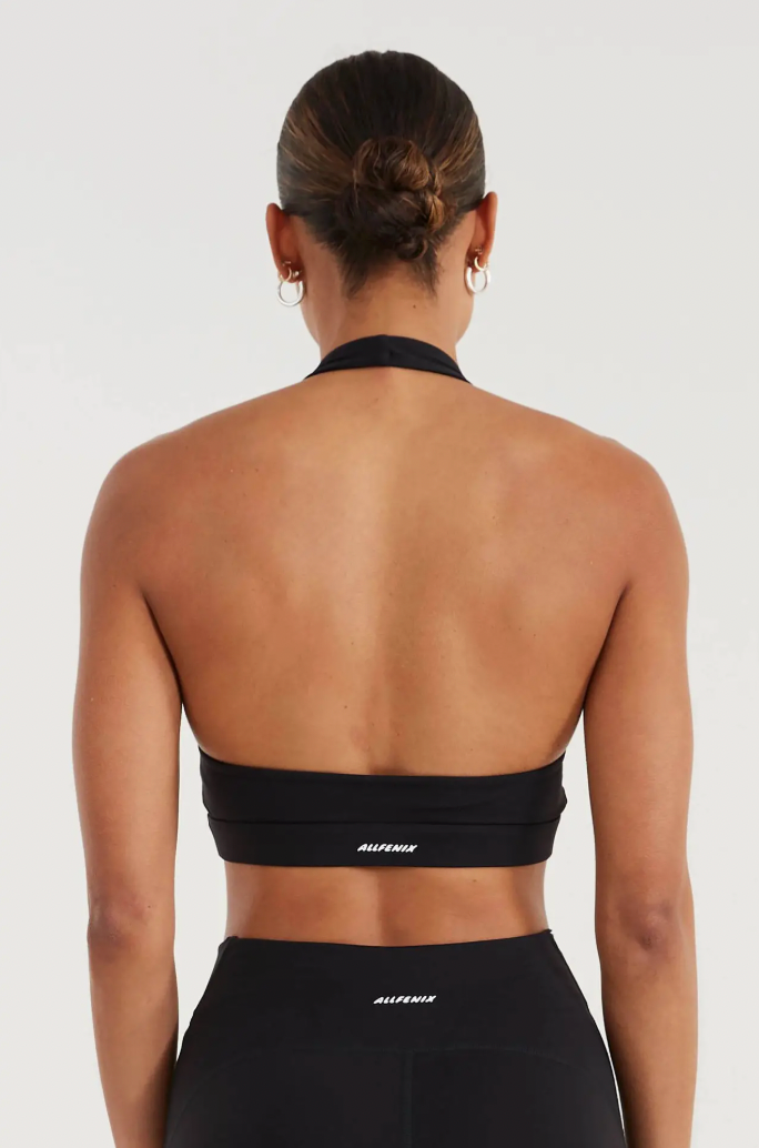 Thumbnail: All Fenix Cloudcore Halter Sports Bra -Black