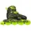 Thumbnail: RDS Tracer Black/Green Adjustable Inline Skates